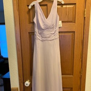 NWT David’s bridal purple lilac long dress